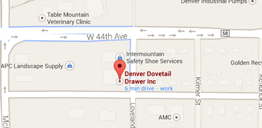 Denver Dovetail Drawers - Map